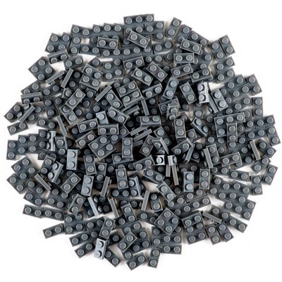 Strictly Briks Classic Flat Bricks Starter Kit, Gray, 288 Pieces, 1x2 Inches, 100% Compatible with All Major Brick Brands