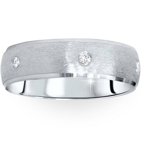 950 Platinum 5mm Flat Comfort Fit Wedding Band Ring