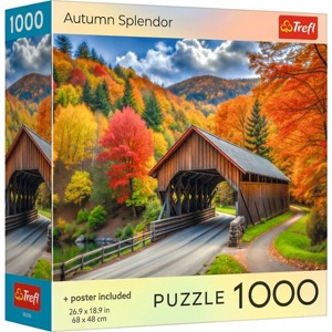 Trefl Red Autumn Splendor 1000 Piece Puzzle - 1 of 4