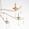 Quorum Lighting Lorelei 6 - Light Chandelier in  Antique Silver - 3 of 4