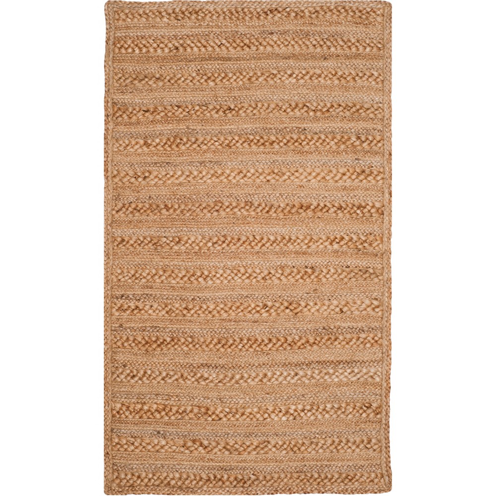 3'x5' Lavonne Solid Woven Rug Natural - Safavieh