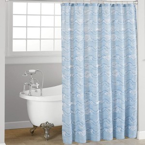 The Lakeside Collection Bluefin Bay Bathroom Collection - Set of 12 Shower Hooks - 1 of 4