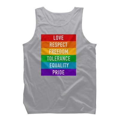 Adult Design By Humans Pride Rights Motto By PINHEAD66 Tank Top