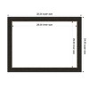 Amanti Art Accent Bronze Narrow Framed Magnetic Dry Erase Board - 4 of 4