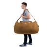 Bear & Bark Large Duffle Bag – Desert Brown 32”x18” - 133.4lb - Canvas Military and Army Cargo Style Travel Luggage - 2 of 4