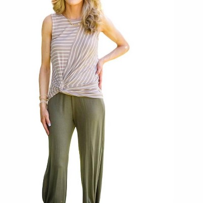 Women's Ella Striped Tank - ZENANA