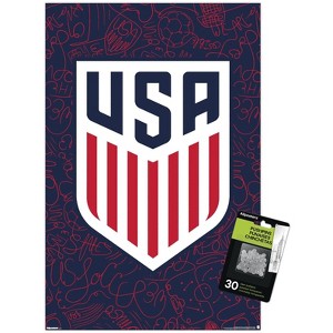 Trends International US Soccer - Logo Variant 25 Unframed Wall Poster Prints - 1 of 4