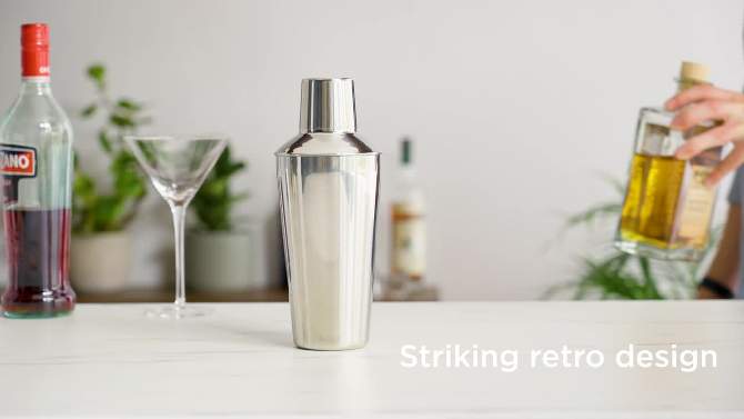 True Retro Cocktail Shaker, Shaker, 2 of 11, play video