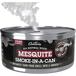 Camerons Smoking Wood Pellets - Smoke Box Cans Turn Any Grill into a Smoker (Mesquite)- Single Pack of All Natural BBQ Wood - Great BBQ Gift - 1 of 4