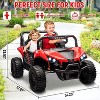 24v Ride On Toys for Big Kids - 2 Seater Kids UTV w/Parent Remote, 3.1 MPH, Music, LED Lights & Seat Belts - Over 3 Years - 4 of 4