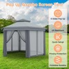 Outdoor Patio Gazebo 13'x13' with Expansion Bolts, Heavy Duty Party Tent & Shelter with 6 Zippered Mesh Netting - 3 of 4
