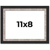 PosterPalooza | Photo Size Simple Silver Picture Frame - UV Acrylic, Foam Board Backing, Hanging Hardware - 2 of 4