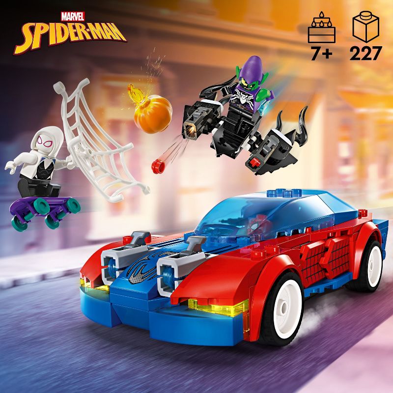 LEGO Marvel Spider-Man Race Car &#38; Venom Green Goblin Building Toy 76279, 3 of 9
