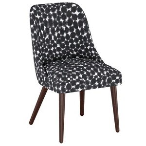 Geller Modern Dining Chair Abstract Dot Black - Project 62