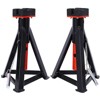 1 Pair 6600 Lbs Capacity Low Profile Lifting Stand with 10 Type Adjustable Heights Auto Repair Shop Axle Lift Stands, Steel Jack Auto Stands - 3 of 4