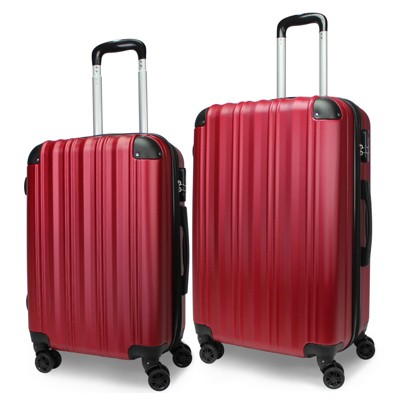 World Traveler Kemyer Quest 2-Piece Hardside Lightweight Expandable Spinner Suitcase Luggage Set (20 & 25)