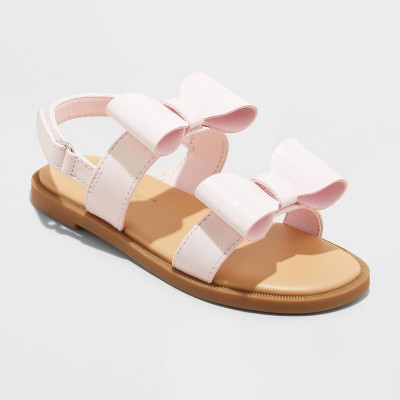 Toddler Girls' Ruby Bow Sandals - Cat & Jack™