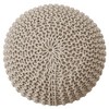 Round Pouf Foot Stool Ottoman by Sweet Home Collection - 3 of 4