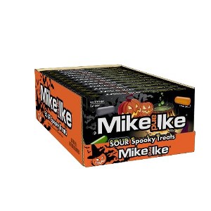 Mike and Ike Sour Spooky Treats (4.25 oz box) – Halloween Candy Mix – Sour Ghoulish Grape, Sour Orange Scream & Sour Wicked Watermelon - 1 of 4