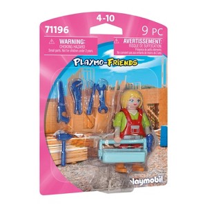 Playmobil Friends Maintenance Person 71196 Mini Figure 9pc - 1 of 1
