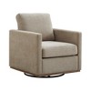 Lyngins Chenille Square Swivel Accent Chairs,Upholstered Arm Chairs for Living Room,Bedroom - 4 of 4