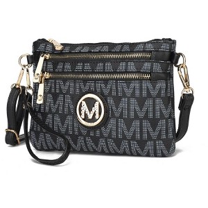 MKF Collection Geneve M Signature Crossbody Wristlet Bag by Mia K - 1 of 4