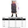 Women Y2k Cargo Long Skirt Low Waist Drawstring Maxi Skirt Ruched Vintage Slit Cargo Skirt with Pockets - 4 of 4