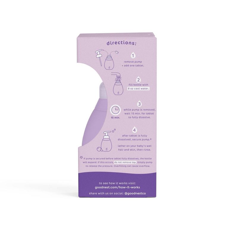 Goodnest 2-in-1 Baby Wash and Shampoo - Calm Lavender - 12oz, 6 of 16