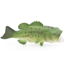 Collectible Wildlife Gifts | Bass, Largemouth, Fish, Toy,   Realistic Rubber Figure, Model, Animal, Hand Painted Figurines,     6"     CH027 BB73 - 1 of 4