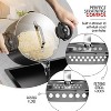 JoyTable Pasta Pot with Strainer Lid - 5 Quart Nonstick Ceramic Stainless Steel Pot with Twist & Lock Handles - image 2 of 4