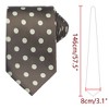 INSPIRE CHIC Men's Adjustable Regular Fit Satin Necktie - 2 of 4