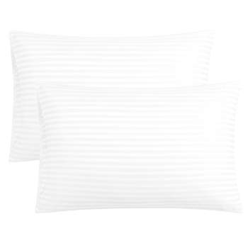 PiccoCasa Microfiber Soft Enveloped Pillowcases Striped 2 Pcs