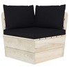 vidaXL Chair Cushion 3 Pcs, Water Repellent Outdoor Pallet Cushion, Seat Cushion Sofa Pad for Garden Patio Furniture - 2 of 4