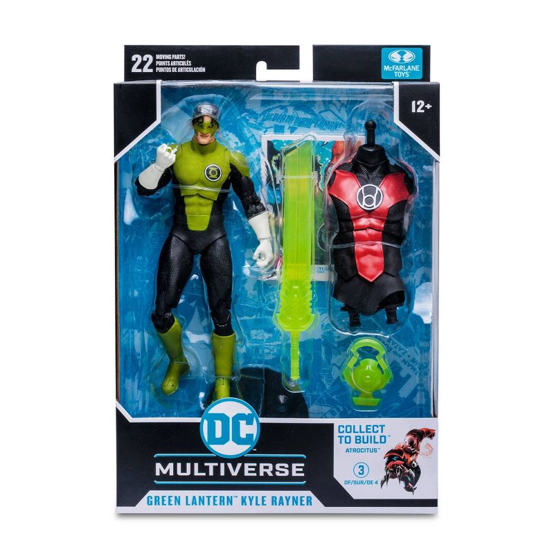 McFarlane Toys DC Comics Multiverse Blackest Night Build-A-Figure - Green Lantern Kyle Rayner, 3 of 12