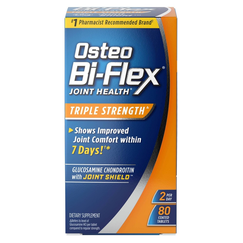 Photos - Vitamins & Minerals Osteo Bi-Flex Triple Strength Joint Health Tablets - 80ct