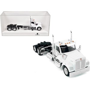 Kenworth W990 2-Axel Day Cab White 1/87 (HO) Scale Plastic Model Car by HO Logistics - 1 of 4