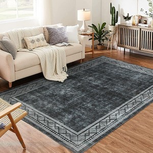 Rugs for Living Room,Washable Area Rug for Bedroom,Soft Modern Carpet,Non Shedding Soft Throw Door Mat,Non Slip Stain Resistant Kitchen Rug - 1 of 4