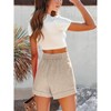 Imily Bela Women's Summer Wide-Leg High-Waist Casual Shorts with Pockets - 2 of 4