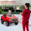 2-Seater Ride On Truck Car, 24V 7AH Battery Powered Electric Vehicle with Remote Control, LED Lights, Safety Belt, Music, Ride On Toy for Kids 3-10 - 3 of 4