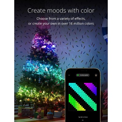 Twinkly 600 Multicolor App-Controlled RGB LED String Lights