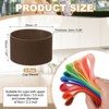 Unique Bargains Silicone Protective Heat Resistant Non Slip Coffee Cup Sleeve 4 Pcs - 2 of 4