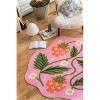 Lany Space Megan Roy Irregular Sicilian Strawberry Pink Rug - 4 of 4