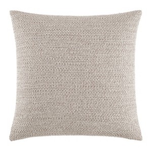 Kenneth Cole New York Kcny Essentials Throw Pillow, Knit, Linen Ash, 16" X 16" - 1 of 3
