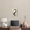 Art Remedy Earthworm in the glass bowl Contemporary Shapes Abstract Wall Art Framed - 2 of 4