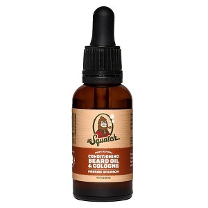 DR. SQUATCH Men's Natural Beard Oil & Cologne - Fireside Bourbon - 1 fl oz - 1 of 4