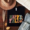 Simply Sage Market Women's Happy Fall Wavy Pumpkins Short Sleeve Graphic Tee - 2 of 2