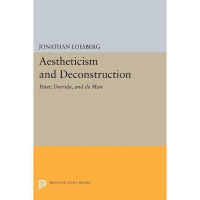 Aestheticism and Deconstruction - (Princeton Legacy Library) by  Jonathan Loesberg (Paperback)