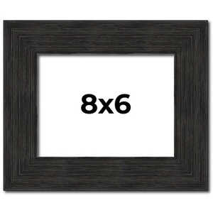 PosterPalooza | Photo Size Contemporary Black Frame - UV Acrylic, Foam Board Backing, Hanging Hardware - 1 of 4