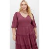 Women's Plus Size Arielle Lace Maxi Dress - blackberry | CITY CHIC - 2 of 4