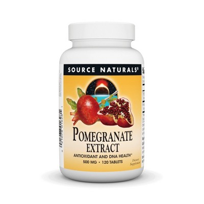 Pomegranate Extract 500mg by Source Naturals, Inc.  -  120 Tablet